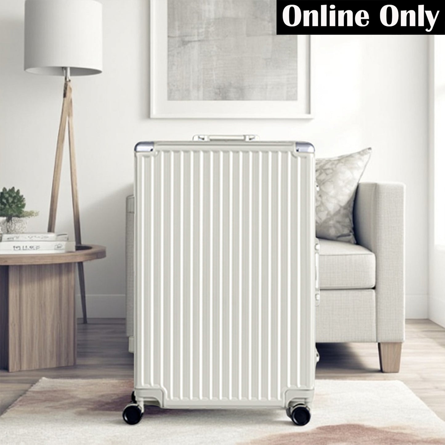 Lightweight ABS Suitcase with TSA Lock & Spinner Wheels
