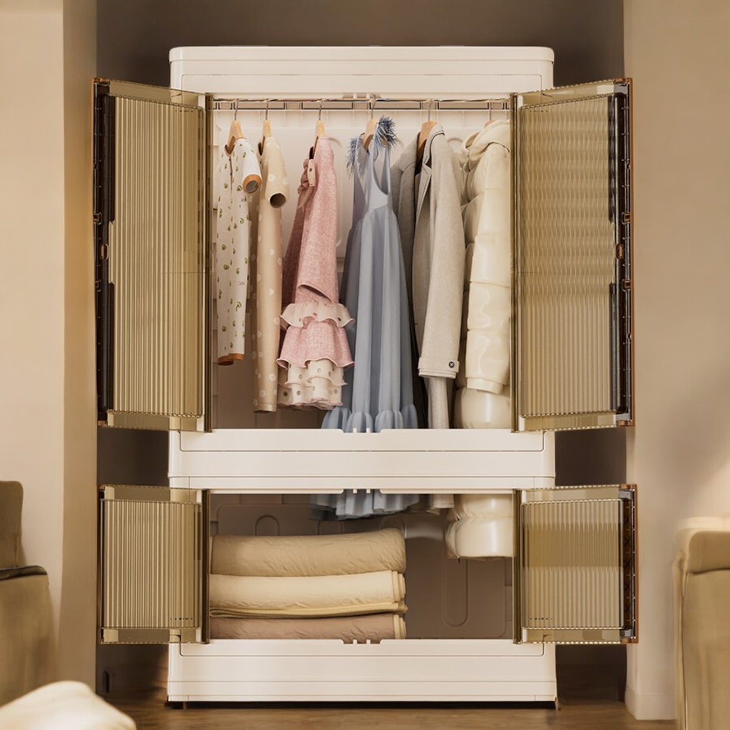 Stackable Plastic Wardrobe - Futu With . . .