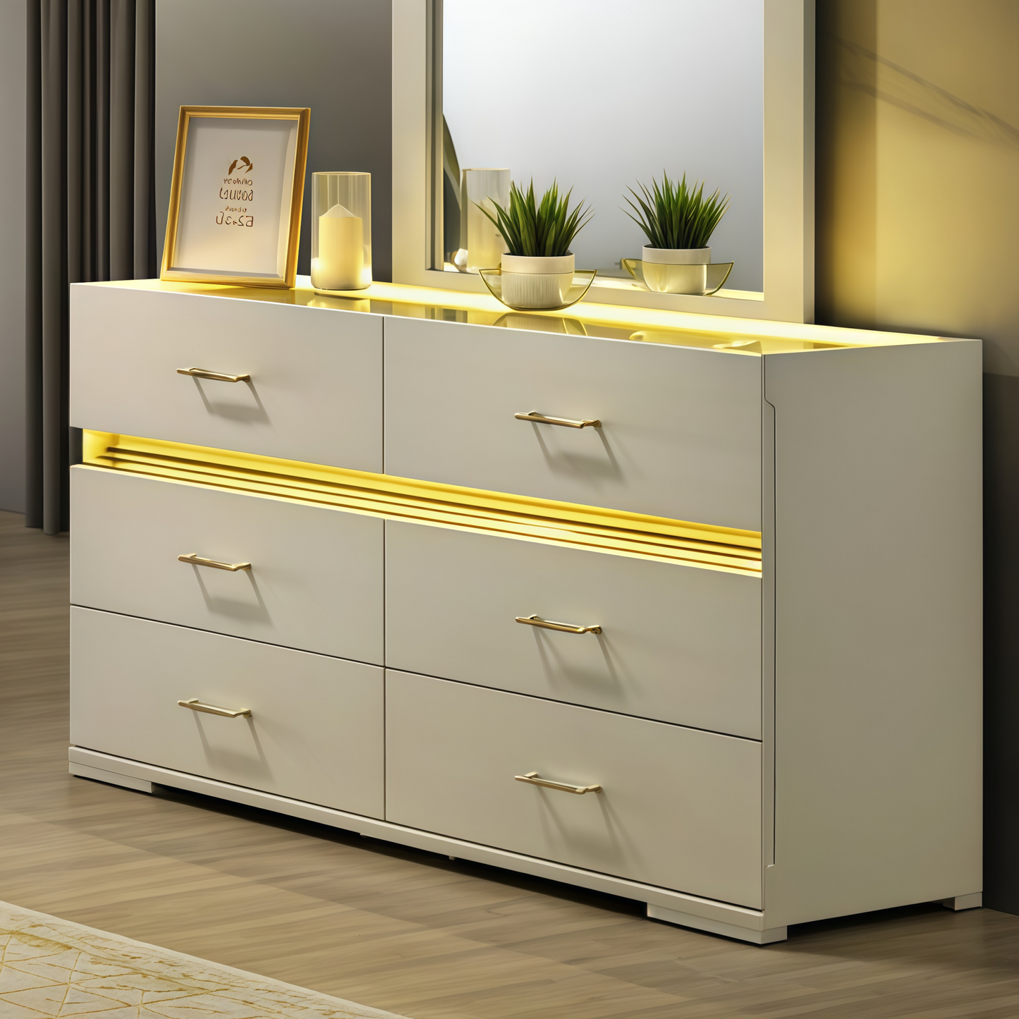 Beige Bedroom Set
