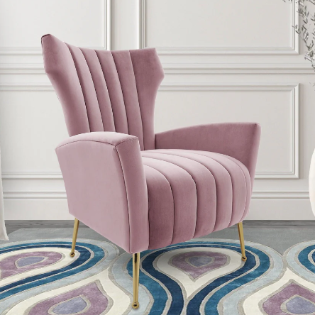 Kaylee Velvet Accent Chair - Futu With . . .