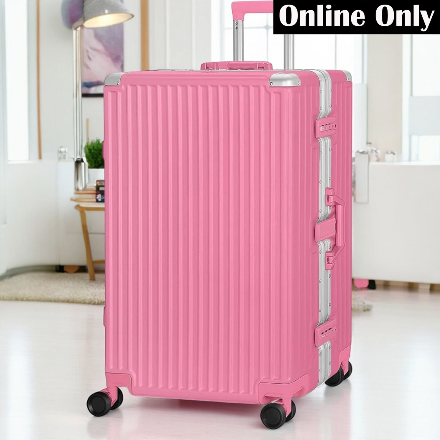 Lightweight ABS Suitcase with TSA Lock & Spinner Wheels