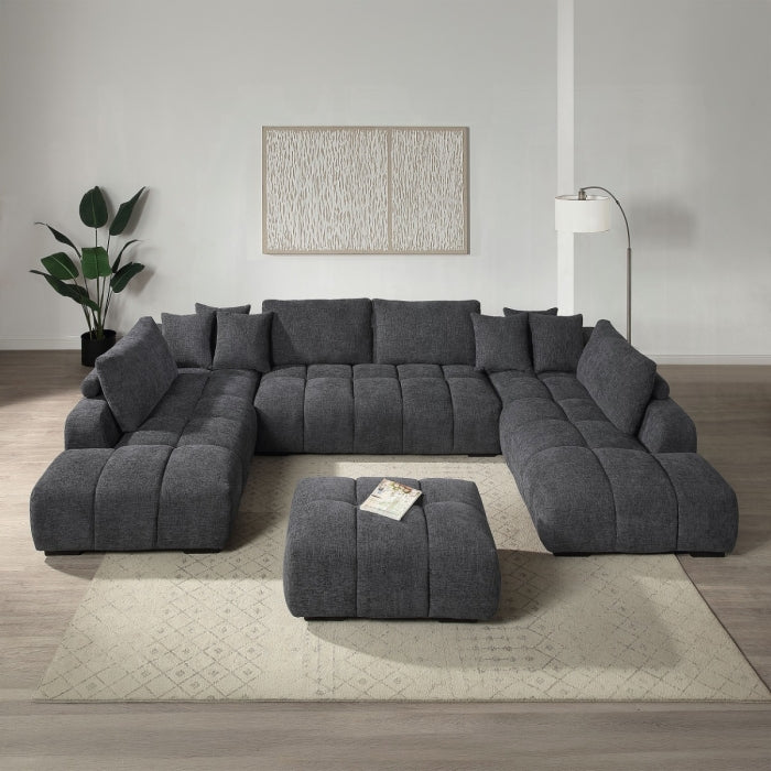 Chosan Sectional Sofa w/6 Pillows