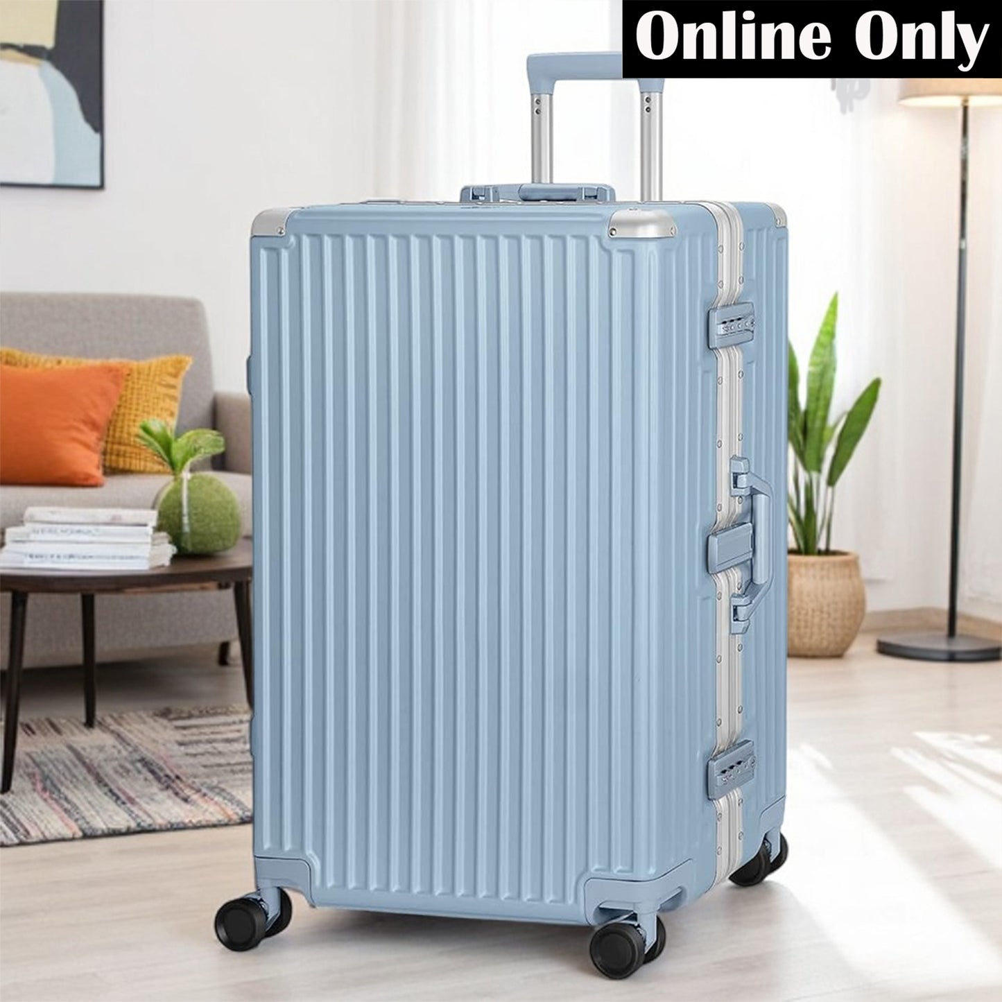 Lightweight ABS Suitcase with TSA Lock & Spinner Wheels