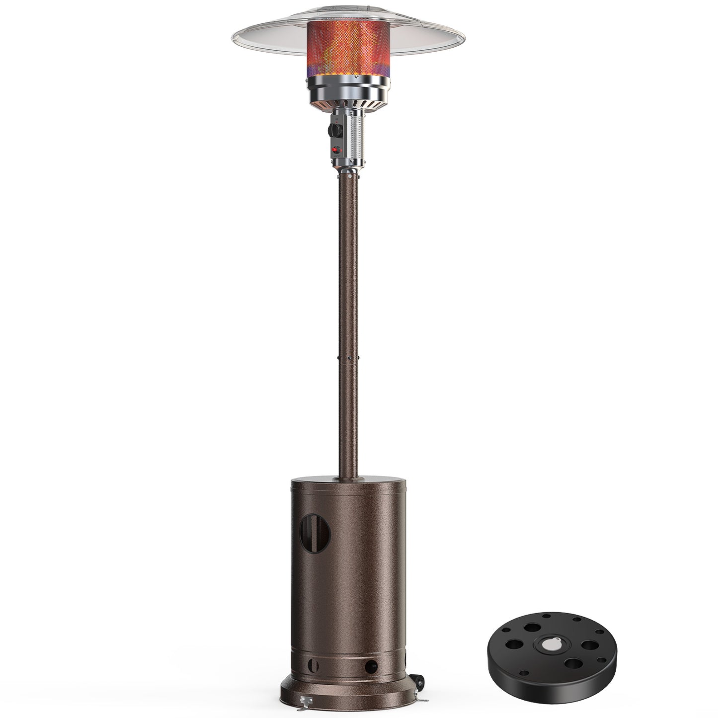 Outdoor Propane Patio Heater with Wheels