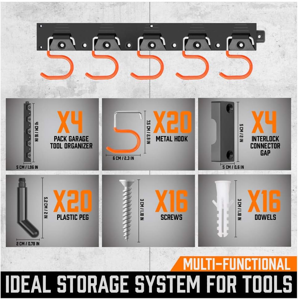 HORUSDY-64 Inch Adjustable Storage Organizer (SDY97792) - Futu With . . .