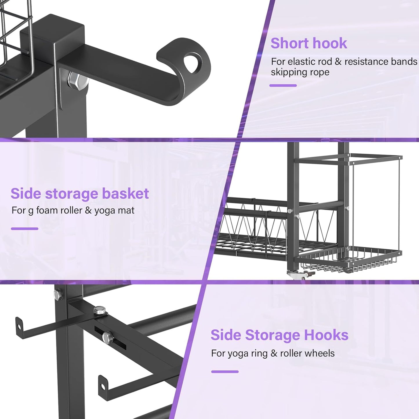 Heavy Duty Home Gym Dumbbell Storage Rack