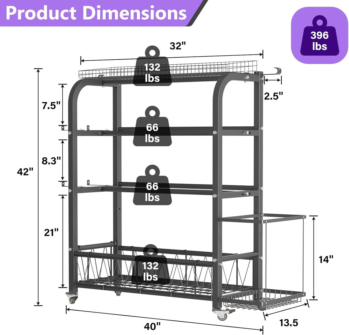 Heavy Duty Home Gym Dumbbell Storage Rack