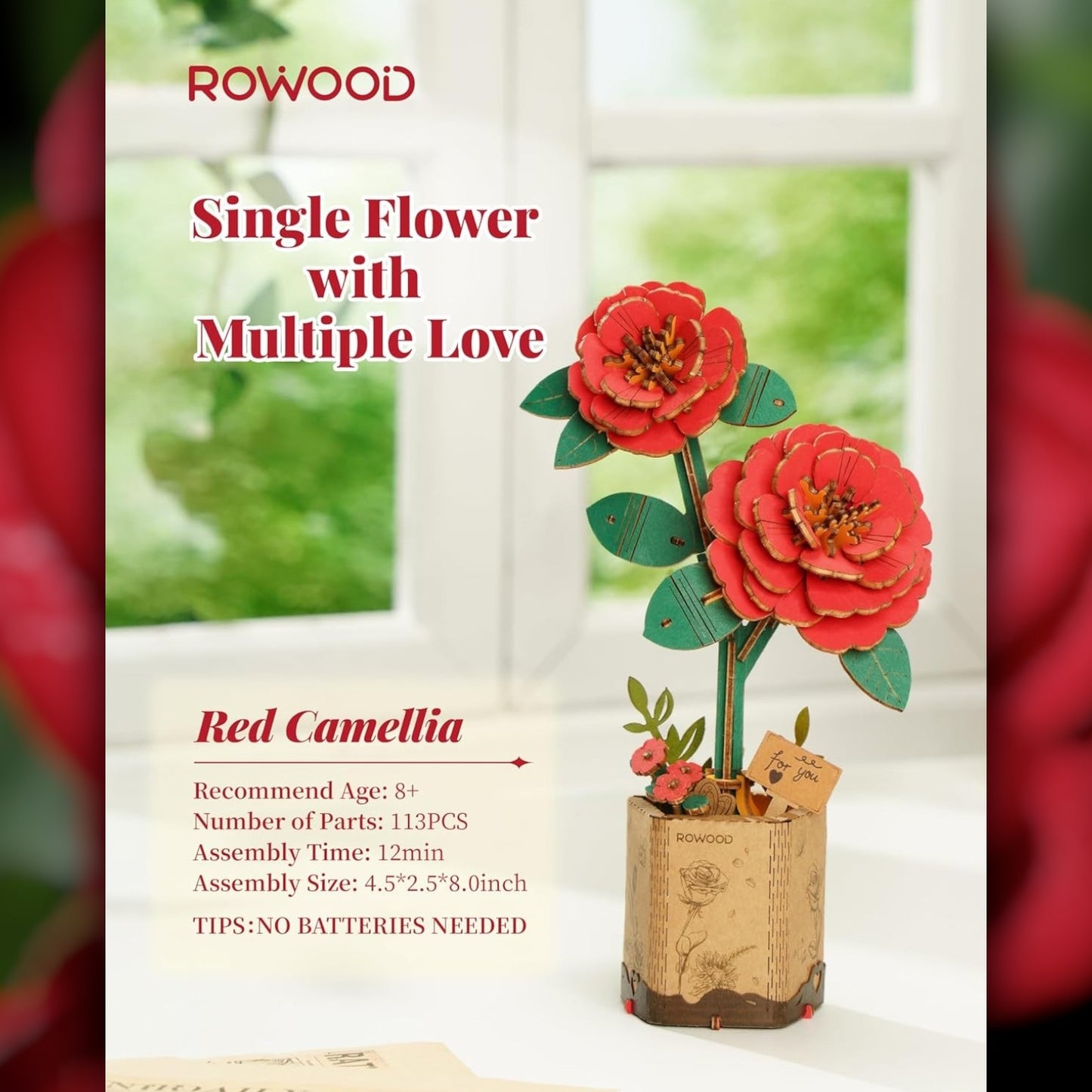 DIY Flower - Red Camellia - Futu With . . .