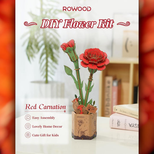 DIY Flower - Red Carnation - Futu With . . .