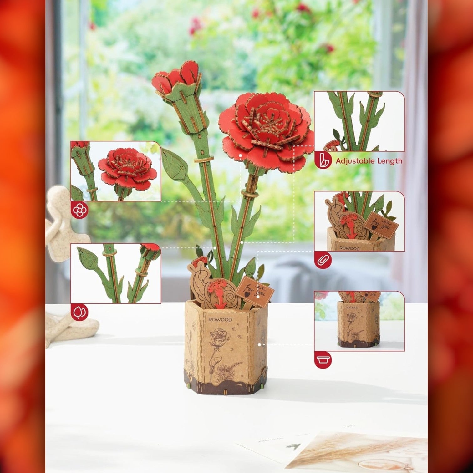 DIY Flower - Red Carnation - Futu With . . .
