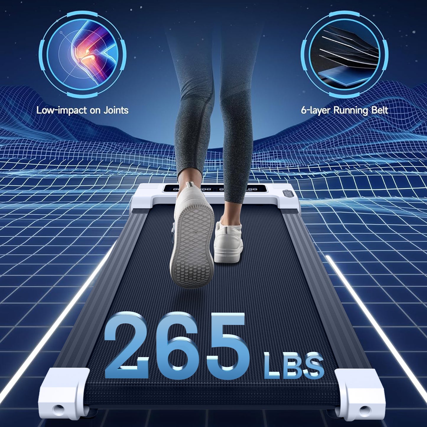 Electric Incline Walking Pad with Remote Control