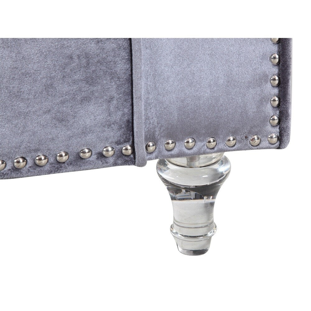 Berry Velvet Sofa - Futu With . . .