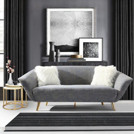 Chateau Two-Tone Textured Sofa - Futu With . . .
