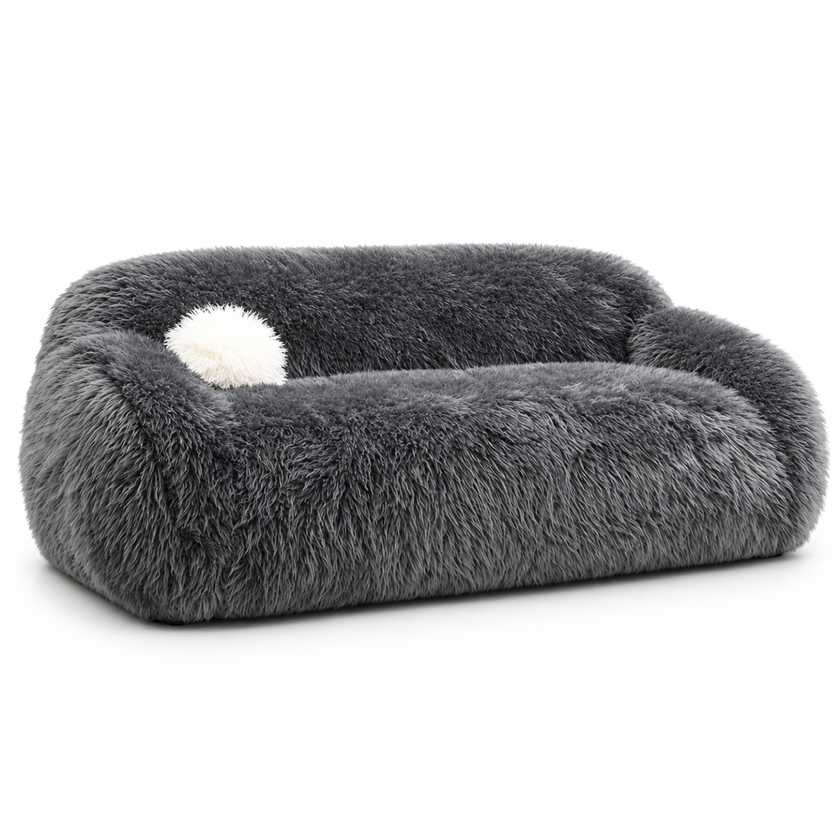 Dawna Fluffy Sofa - Beige
