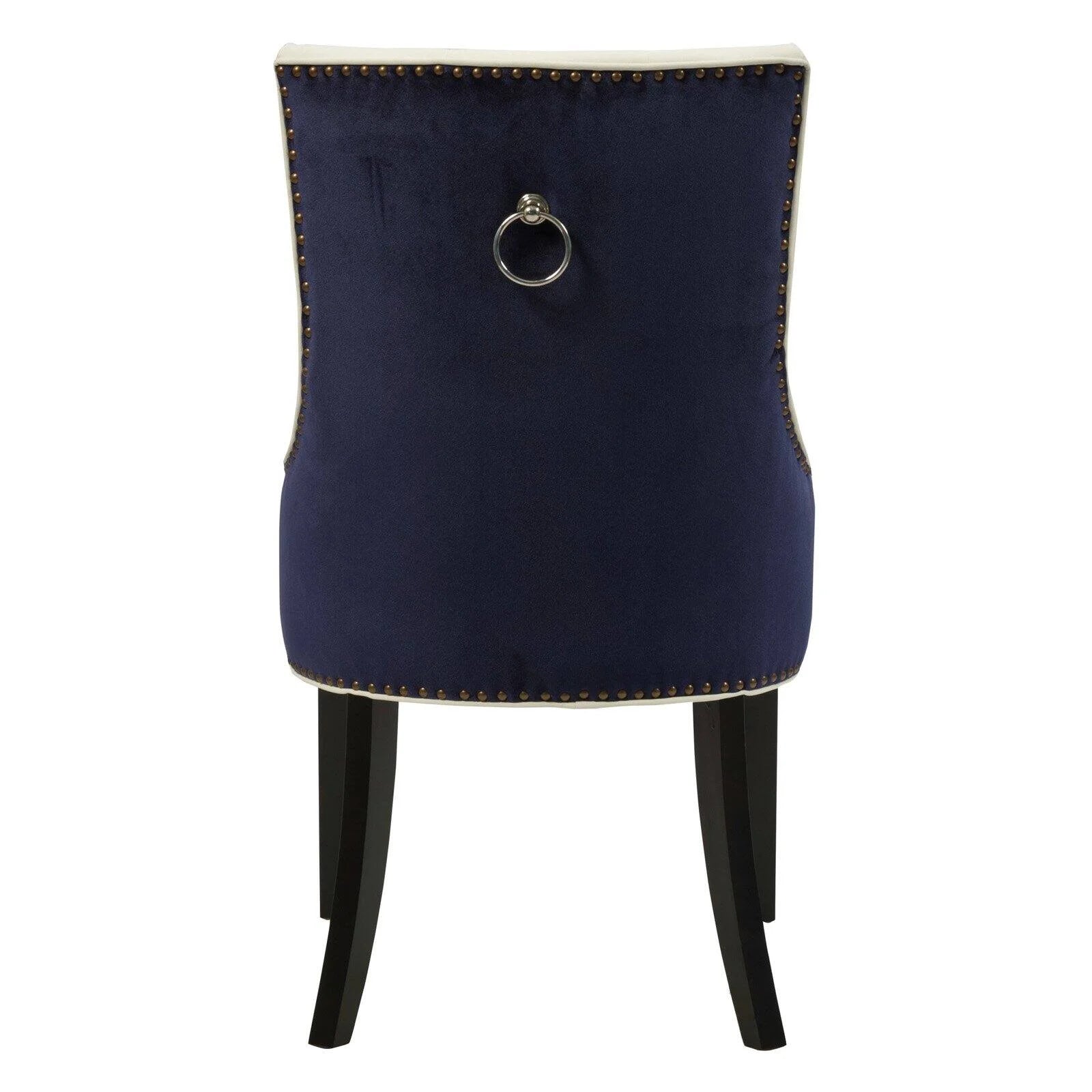 Gideon PU Leather Velvet Dining Chair - Futu With . . .