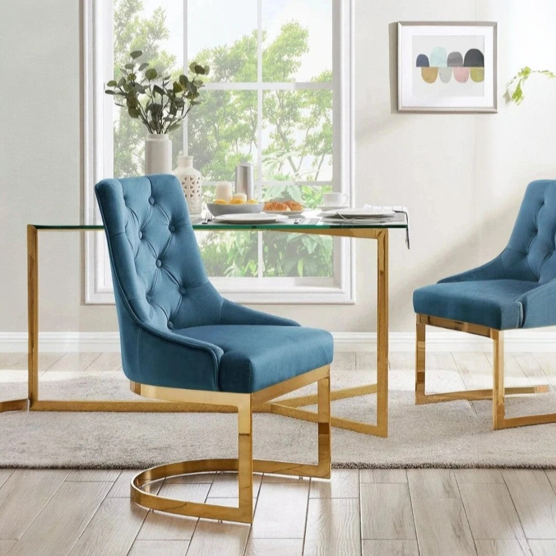 Gwen Velvet Dining Chair - Futu With . . .
