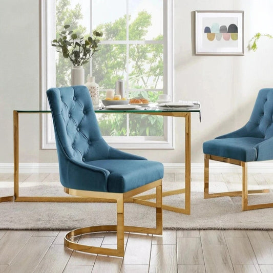 Gwen Velvet Dining Chair - Futu With . . .
