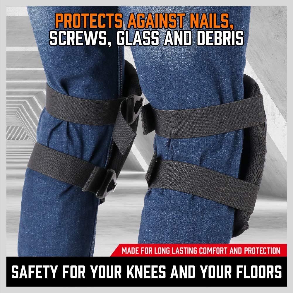 HORUSDY-1 Pair Professional Gel Knee Pads (SDY 97504) - Futu With . . .