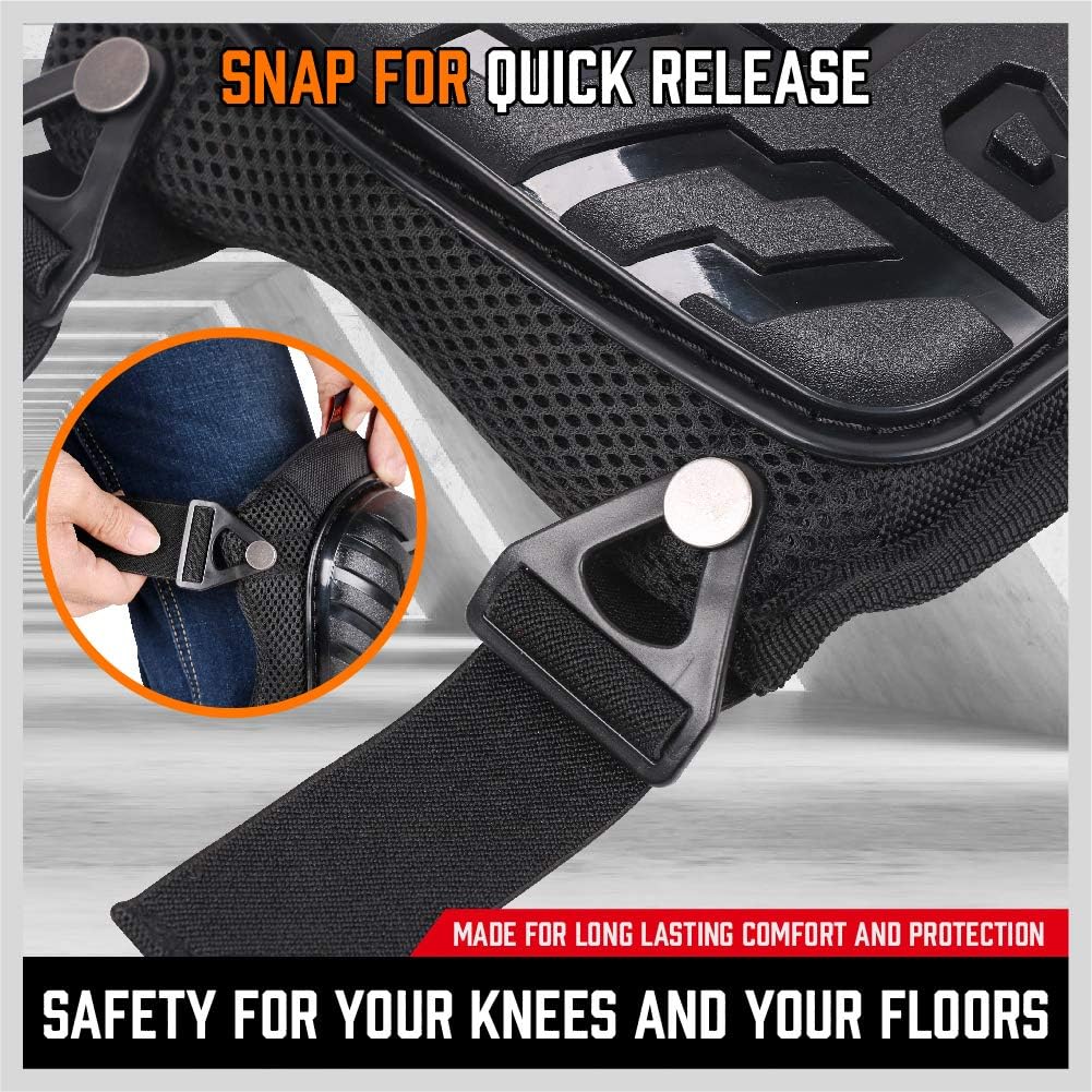 HORUSDY-1 Pair Professional Gel Knee Pads (SDY 97504) - Futu With . . .