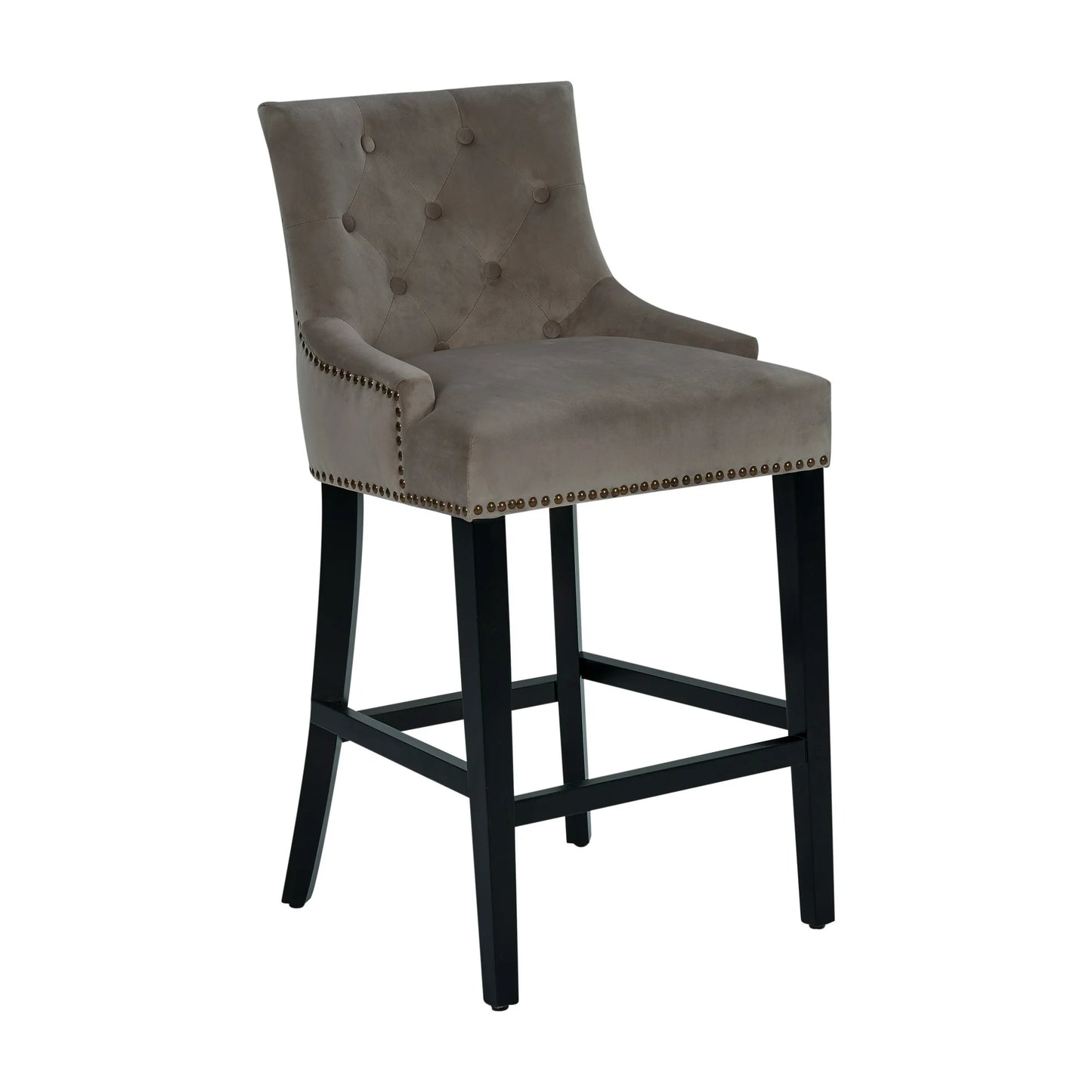 Leigh Velvet Counter Stool Chair - Futu With . . .