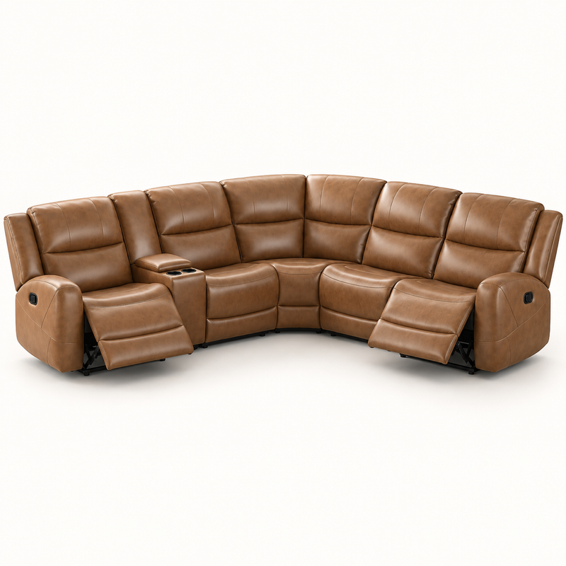 Leolio Manual Reclining Sectional