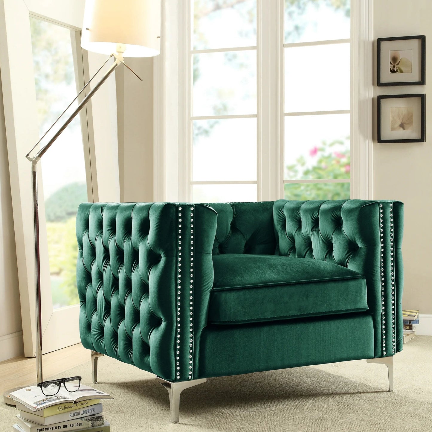 Monet PU Leather Club Chair - Futu With . . .