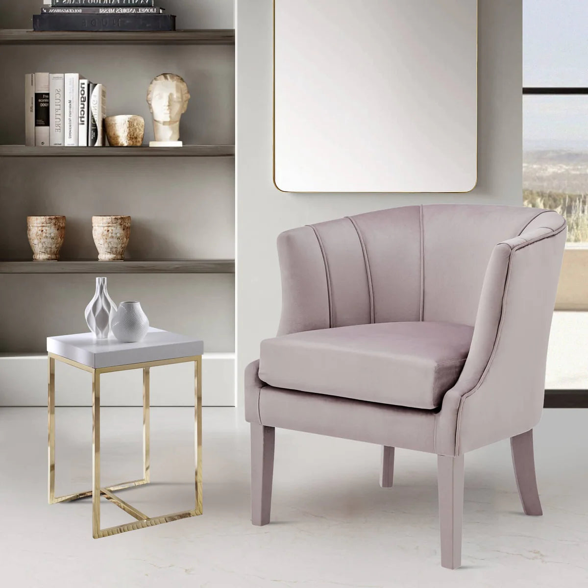 Sloane Velvet Accent Chair - Futu With . . .