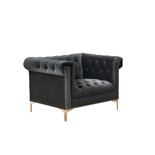 Vanessa Velvet Club Chair - Futu With . . .