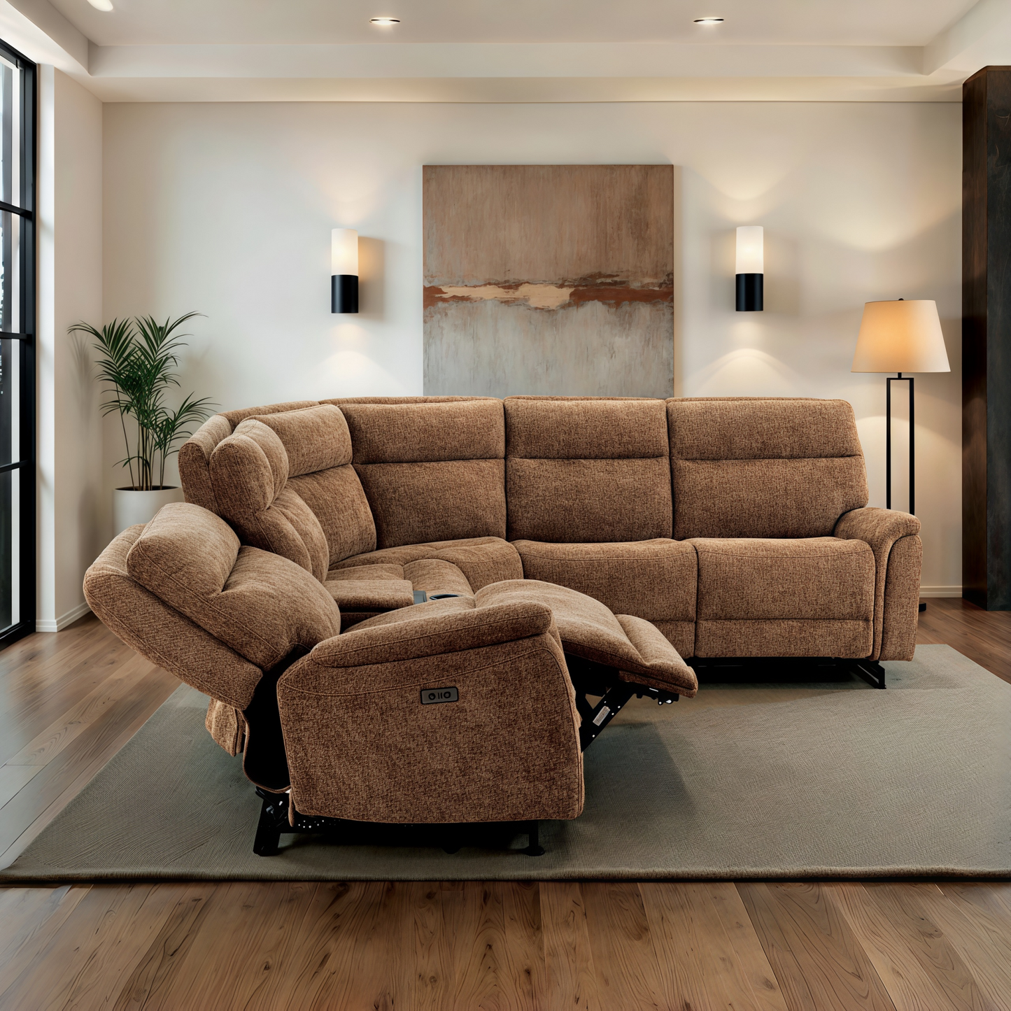 Mattheu Cypress Brown Sofa