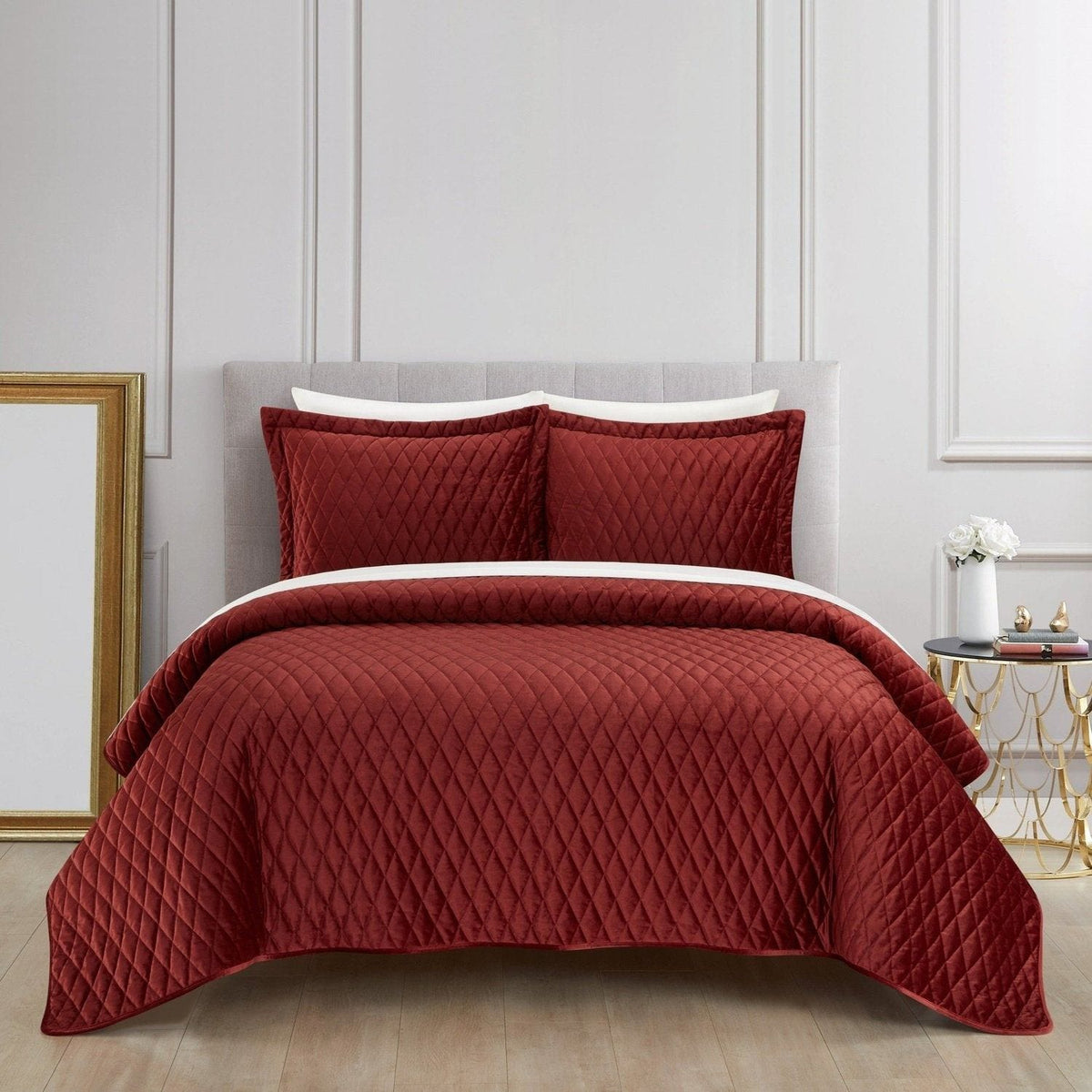 Wafa 3-Piece Quilt Set - King & Queen Size