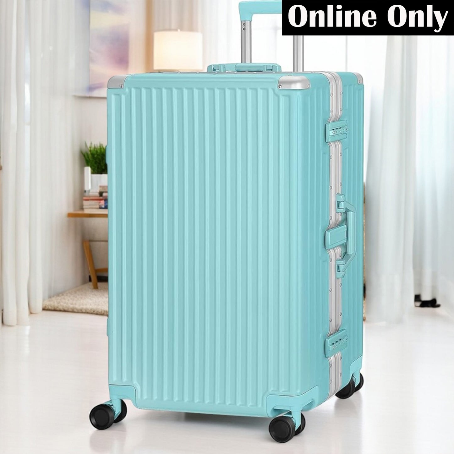 Lightweight ABS Suitcase with TSA Lock & Spinner Wheels