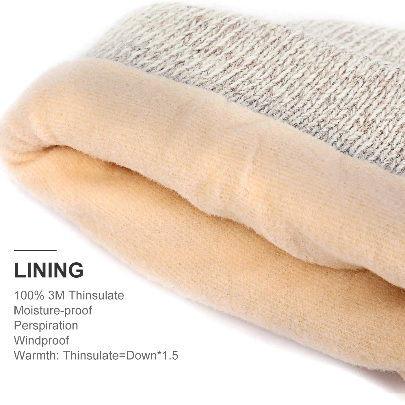 Wool Winter Beanie & Gloves - Futu With . . .