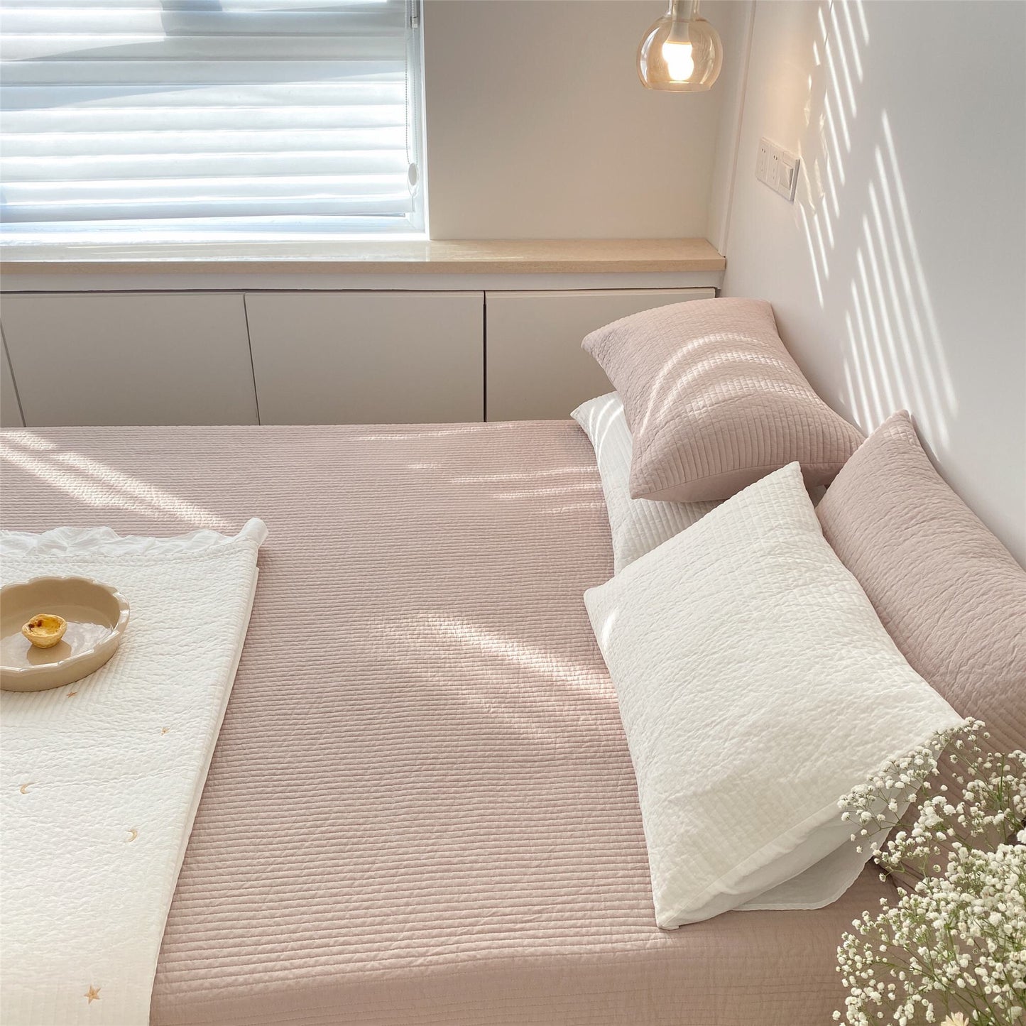 Solid Color 3-Piece Bedspread Set - Futu With . . .