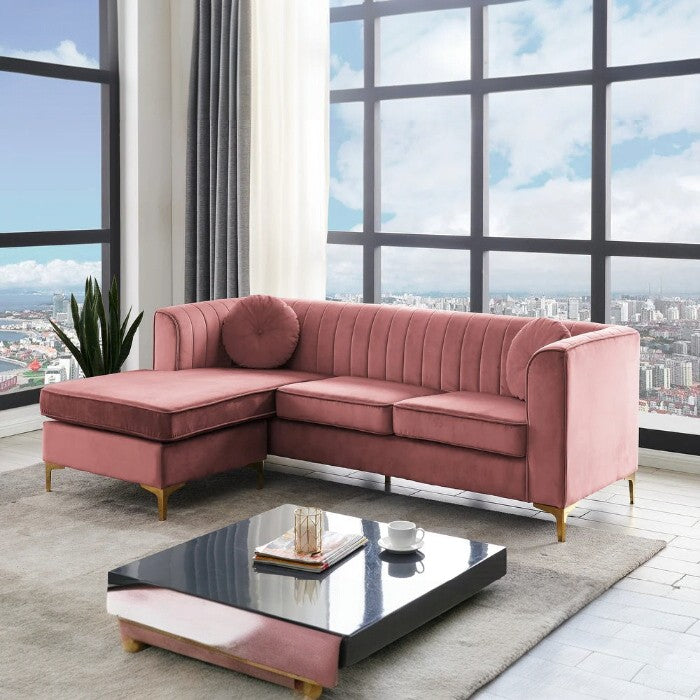 Britannia Velvet Modular Sectional Sofa