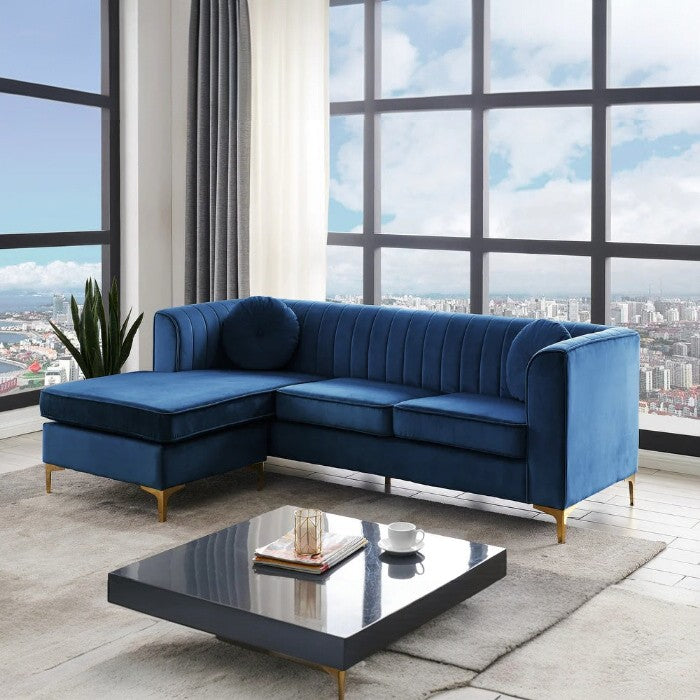 Britannia Velvet Modular Sectional Sofa