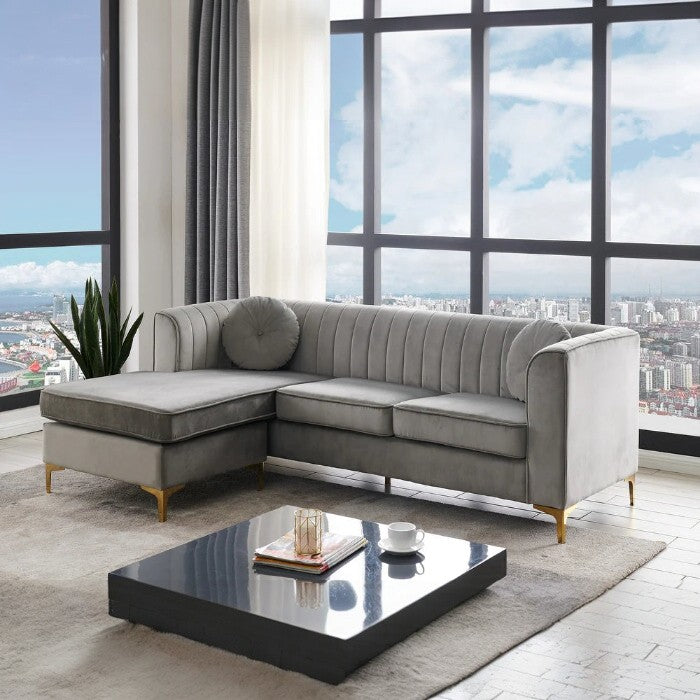 Britannia Velvet Modular Sectional Sofa