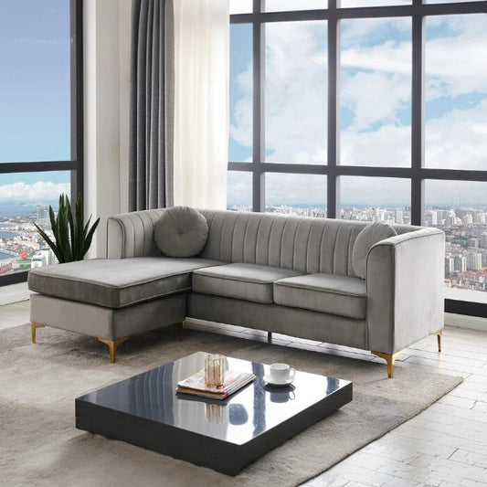 Britannia Velvet Modular Sectional Sofa
