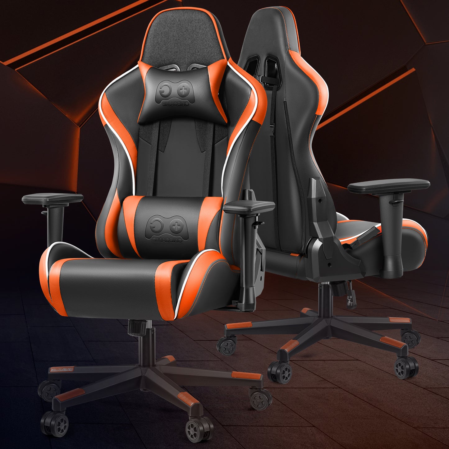 Ergonomic Gaming Chair with 3D Armrests