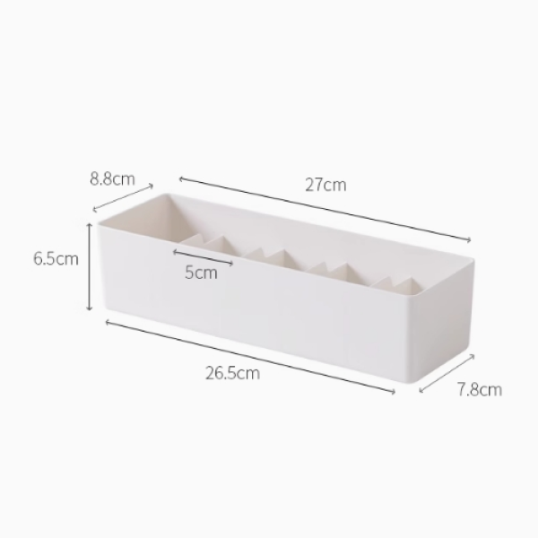 Compact Divided Storage Boxes