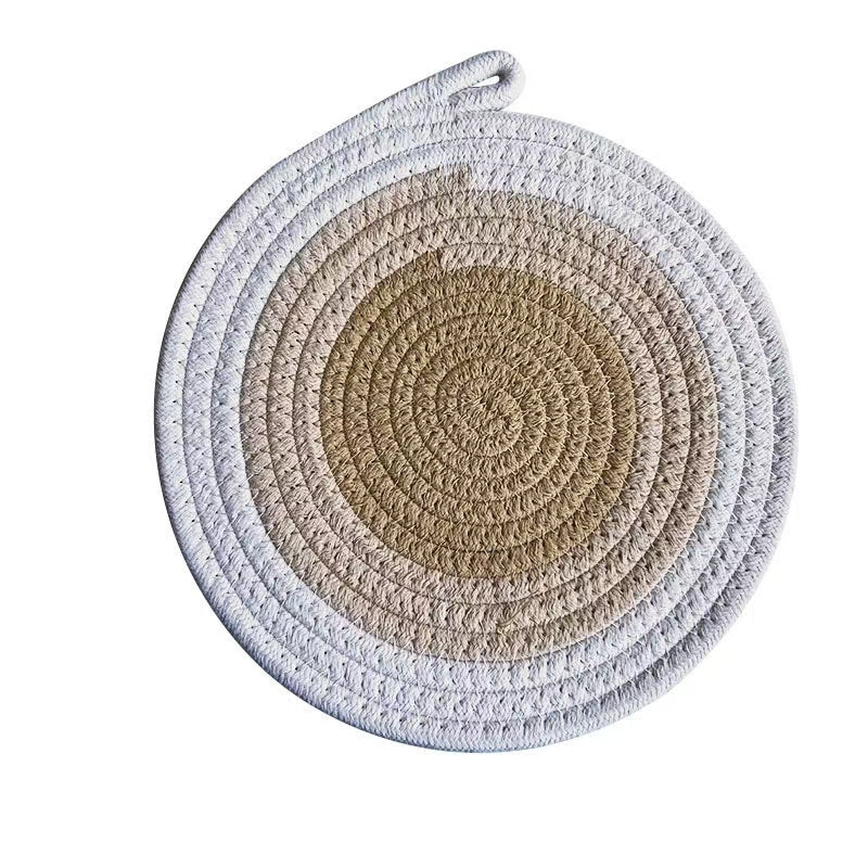 Two-Tone Cotton Rope Placemats - Futu With . . .