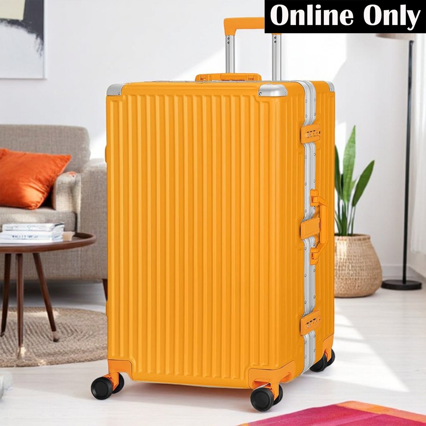 Lightweight ABS Suitcase with TSA Lock & Spinner Wheels