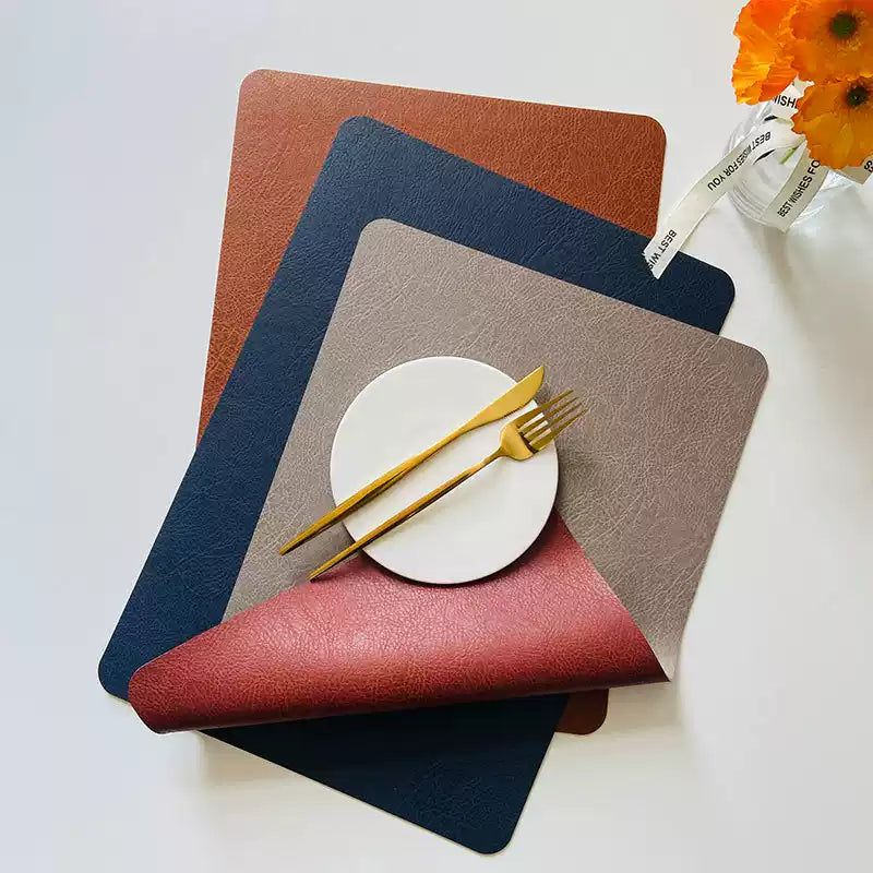 Dual-Color Rectangular Placemats - Futu With . . .