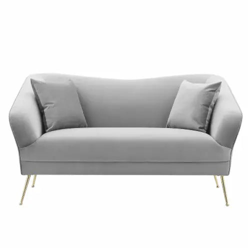 Ember Velvet Loveseat Sofa - Futu With . . .