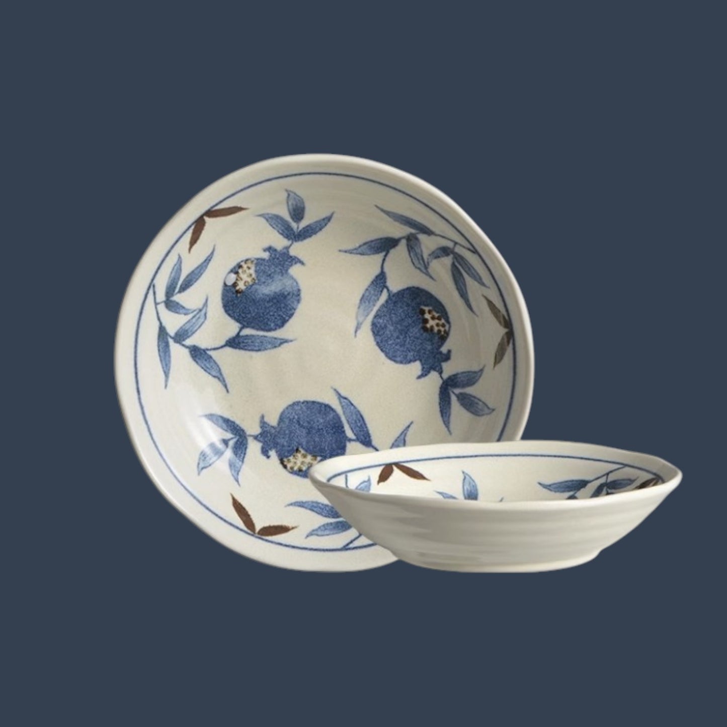 Indigo Pomegranate Dinnerware - Futu With . . .