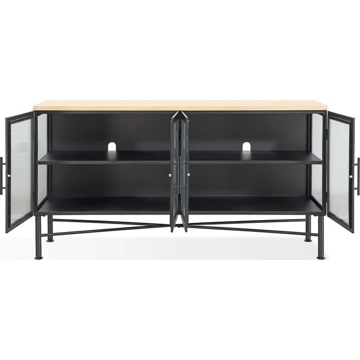 Aeros Four Door Ribbed Sideboard