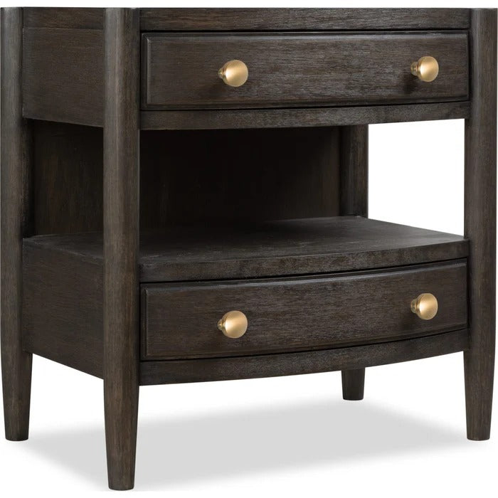 Rockford Two Drawer One Shelf Nightstand