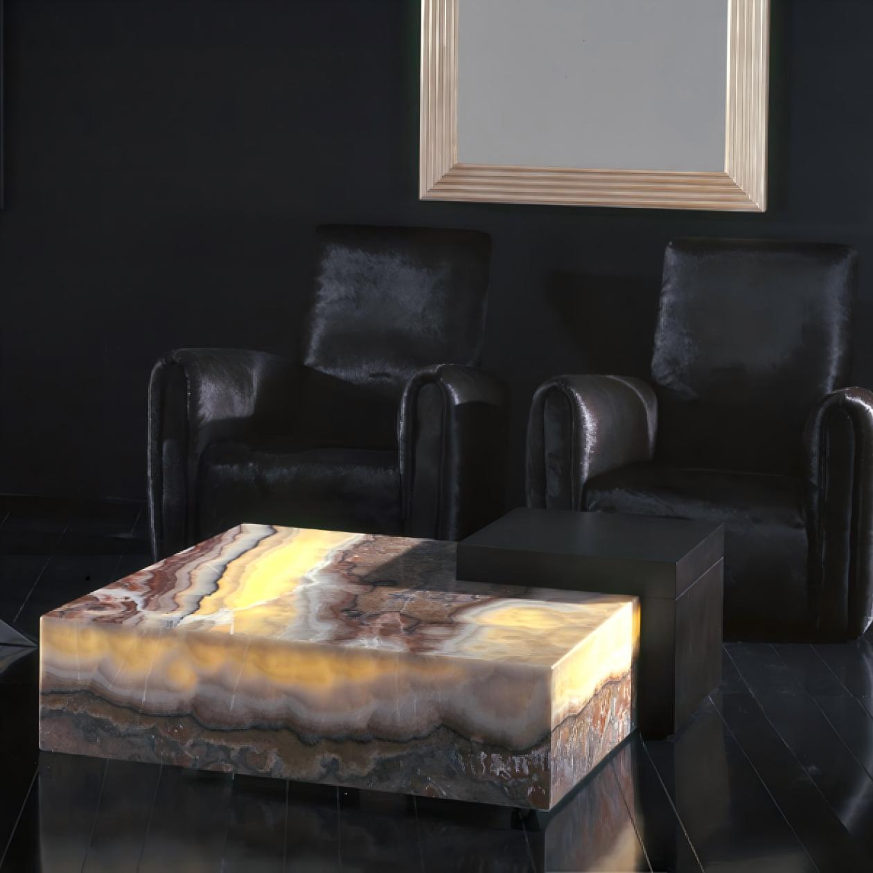 Blox Square Cocktail Table on Casters