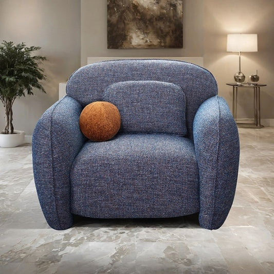 Peverell Single Sofa - Denim Blue