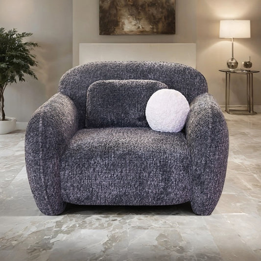 Peverell Single Sofa - Dark Gray