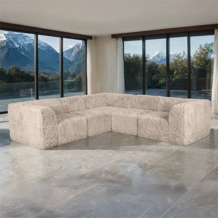 Nappo Fluffy Modular Sectional - Taupe